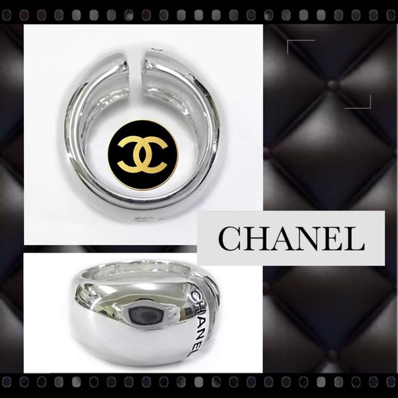 🚫sold🚫CHANEL 925 Sterling Silver Ring Vintage - Picture 2 of 8